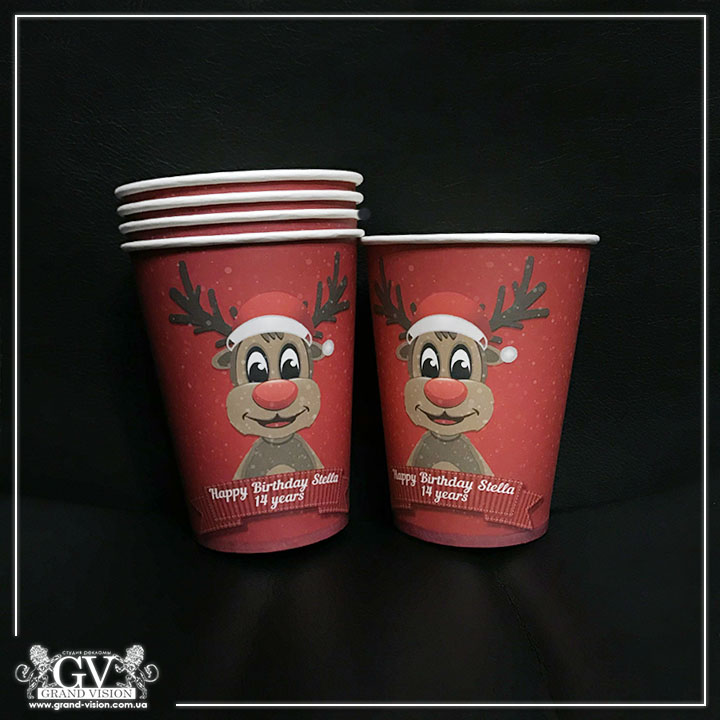 Vasos de papel con logo